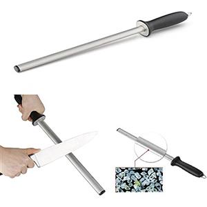 Itian Acciaino Affilacoltelli,Acciaino Diamantato Affilacoltelli,43 CM Affila Coltelli Professionali Ovale,Affilacoltelli Acciaini Affilatori Affilacoltelli per Coltelli da Cucina e Macelleria