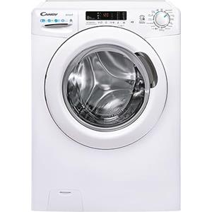 Candy Smart CSWS4852DW3/1-11, Lavasciuga a carica frontale, 8+5 KG, Classe D, 1400 giri, 79 dB, Partenza Ritardata, 16 programmi, Bianco, AxLxP 85x60x53 cm