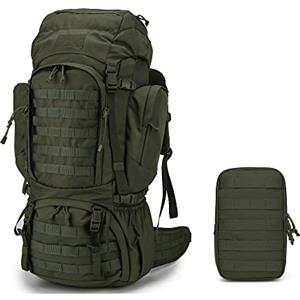Mardingtop 50L/60L Zaino Tattico Militare Zaino da Trekking Grande capacità Zaini di Assalto per Campeggio Viaggio Addestramento Scout con Copertura della Pioggia