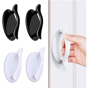 sylbx 4PCS Autoadesive Maniglia Manopole del Cassetto Decorazione Domestica Incollare Scorrevole Maniglia per Armadio Maniglia del Cassetto Porta Dell'armadio Maniglia della Finestra Ausiliaria