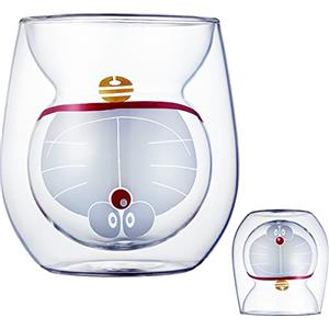 XiXiRan Tazza Vetro Doppia Parete, Tazza Colazione Doppio Vetro, Bicchieri Caffè Vetro Doppia Parete, Tazza Cappuccino, Tazza Latte, Tazza Carina, 200ml, (Gatto Carino)