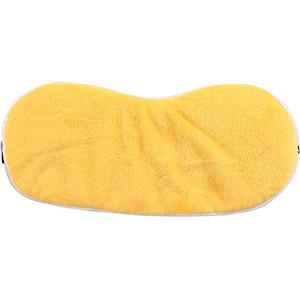 Joyzan Maschera per Gli Occhi Riscaldata, Flanella Wrap Portatile Cinturino USB Riscaldamento Paraocchi a Vapore Warm Eye Compress Pad Riscaldante Secchi Blefarite Occhiaie per Donna Uomo(Giallo)