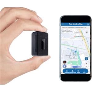 Feloyal Localizzatore GPS, Micro Tracker con Magnete per Auto, Batteria da 1500mAh Impermeabile Mini Tracker con App Gratuita per Auto Moto
