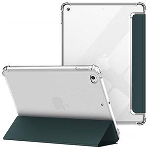 VAGHVEO Custodia per iPad Mini 4/5 7,9 Pollici, Flessibile Silicone TPU Trasparente Cover Retro, Sottile Leggero Auto Svegliati/Sonno Case Antiurto Resistente per iPad Mini 4 & 5 Tablet, Verde Scuro
