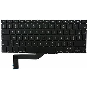OLVINS Tastiera di ricambio francese francese per Macbook Pro Retina 15 pollici A1398 FR Keyboard 2013 2014 2015