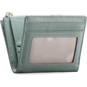 FALAN MULE Portafoglio Donna in Pelle protezione RFID bifold Piccoli Portamonete, Porta Carte di Credito Portafogli da Donna con la borsa della moneta della chiusura lampo