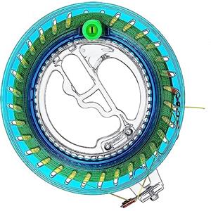 Ktnyl Aquilone Avvolgitore per Bobine, Avvolgitore per Mulinello da Aquilone, Avvolgitore per Mulinello in plastica, Aquilone Mulinello Avvolgitore, per Gli Aquiloni (Diametro Disco 16 cm, Filo 200 m)