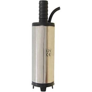 KATSU Tools KATSU 12V 51mm Pompa di Trasferimento del Carburante Diesel Olio in Acciaio Inossidabile, Sommergibile Acqua Pompa con Clip e 3m Cavo per Campeggio, Auto, Caravan, Marino, Barca 482107