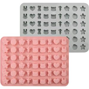 Ehuihuan 2 Pezzi Stampo In Silicone Per Caramelle, Stampi In Silicone, Stampo Per Cioccolatini, Muffa Del Silicone Del Fumetto Stampi A Cuore Per Cioccolato, Caramelle, Budino Di Gelatina, Riutilizzabili