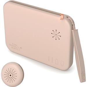 MSIHEY Borsa per cosmetici portatile in silicone, borsa per pennelli da trucco, grande borsa per pennelli da trucco + 2 pezzi Beauty Blender Case per viaggi, cachi, Borsa per pennelli da trucco