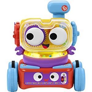 Fisher-Price Tino Robottino 4-in-1 - Giocattolo Educativo con Smart Stages e Oltre 120 Suoni per Bambini 6 Mesi