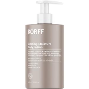 Korff Calming Moisture Body Lotion - Lozione Corpo Idratante e Lenitiva 400 ml con Texture Fluida a Rapido Assorbimento
