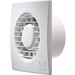 VORTICE M10/4 Record - Aspiratore Bagno e Cucina 90mm Punto Filo da Parete, Ventola Aspirazione Elicoidale a Basso Consumo Energetico, Rimuove Muffa e Umidità, Portata Massima 65m3/h - 7,7x15,9x15,9cm