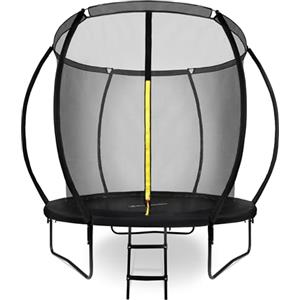 HyperMotion Trampolino Elastico per Bambini da Giardino 244/305 / 366/430 / 487 cm, Tappeto Elastico da Esterno con rete di Sicurezza, ad Asciugatura Rapida e Idrorepellente