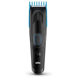 Braun HC5010, Tagliacapelli, Regolabarba Uomo, Rasoio Elettrico Barba con 9 Impostazioni di Lunghezza, Idea Regalo San Valentino