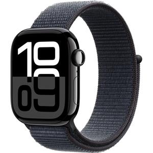 Apple Watch Serie 10 Serie 10 GPS 42mm Cassa in Alluminio colore Jet Black con Sport Loop