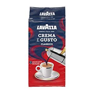 Lavazza, Crema e Gusto Classico, Caffè Macinato, 8 Confezioni da 250g, Ideale per Moka Pot o Caffè Filtrato, Gusto Arrotondato e Invitante, Intensità 7/10, Note Aromatiche Speziate, Arabica e Robusta,