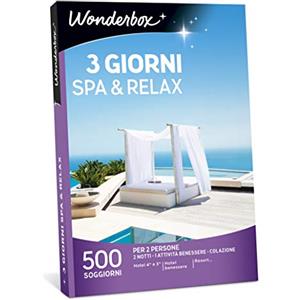 Wonderbox Cofanetto Regalo - 3 Giorni Spa & Relax - Valido 3 Anni e 3 Mesi