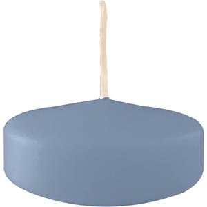 Risthò Candele Galleggianti grandi, diametro 7 Cm, 12 pezzi - Dusty Blu