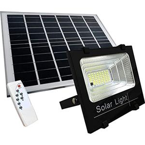 TEMPO DI SALDI Faretto A Led Con Pannello Solare Crepuscolare 10W E Telecomando A Distanza