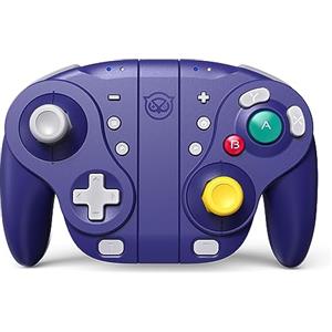 NYXI Controller Wizard Gamecube ricaricabile per Switch, controller Gamecube wireless con joystick ad effetto Hall, programmabile, trigger meccanico, giroscopio a 6 assi, Turbo e vibrazione
