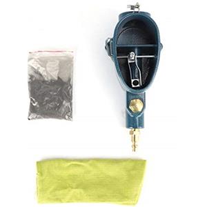Miskall Sabbiatrice per Candele, Pulitore Pneumatico per Candele di Accensione per Auto con Sabbiatrice ad Aria Compressa con Abrasivo + Sacchetto di Immagazzinaggio