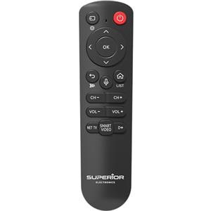 Superior Electronics Telecomando Universale Bluetooth con Funzioni Vocali Compatibile con TV LG e SMART TV LG - con Puntatore Integrato - Nero, SUPTBB001