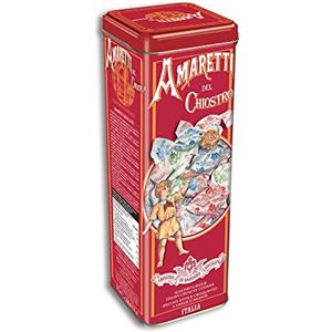 Chiostro di Saronno, Amaretti Croccanti, Gusto Classico, Senza Glutine - confezione in latta da 175g