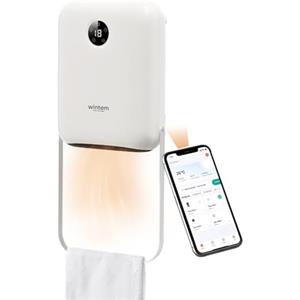Avilia Termoconvettore da Parete Bianco 800/2000W con Telecomando Comoda App per Controllo da Remoto - Ideale per Riscaldare Camera, Bagno e Ufficio - Display LED Intuitivo e Timer Programmabile