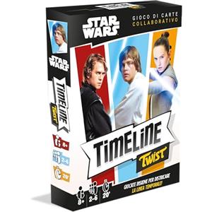 Asmodee, Timeline Twist: Star Wars, Gioco da Tavolo, 2-6 Giocatori, 8+ Anni, Edizione in Italiano