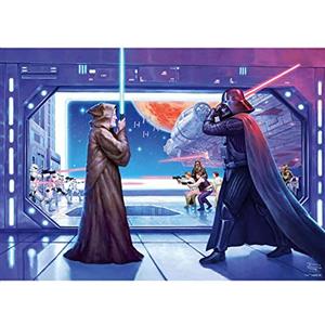 Schmidt Spiele 59953 Thomas Kinkade, Lucas Film, Star Wars, Obi Wan's Final Battle, 1000 Piece Jigsaw Puzzle, Multicolore