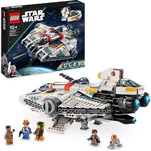 LEGO 75357 Star Wars Ghost e Phantom II, Set con 2 Veicoli di Ahsoka, Astronavi Giocattolo da Costruire in Mattoncini con 5 Personaggi, Inclusi Jacen Syndulla e una Figura di Droide Chopper
