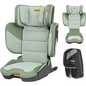 Jovikids i-Size Seggiolino Auto ISOFIX, Pieghevole Alzatina Auto per Bambini ECE R129, circa 3-12 anni/100-150cm, Altezza e larghezza regolabili