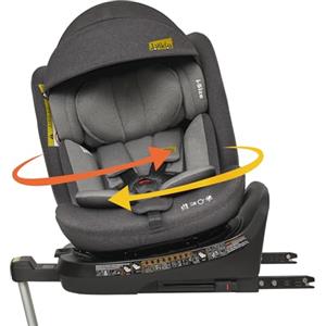 Jovikids i - Size Seggiolino Auto 0-36 Kg, 360° Girevole Seggiolino Auto con Isofix e Gambe di Supporto 40-150cm dalla Nascita a Circa 12 anni
