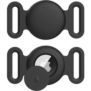 Vancle Airtag Cover per Collare Cane, Silicone Custodia Protettiva per Apple Airtag GPS Finder, Porta Airtag per Cani Animali Domestici