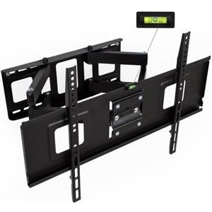 Tectake Supporto universale staffa parete muro TV LCD TFT LED inclinabile e girevole Vesa 50X50 fino 600X400 portata massima: 120kg 32-65