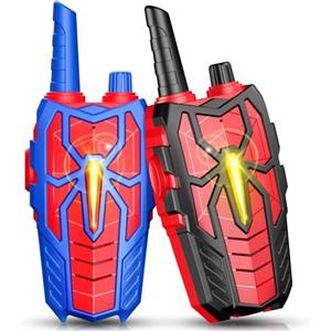 Toyokid Giochi Bambini 3 4 5 6 7 8 9 10 Anni, Walkie-Talkie Regalo Bambino 3 4 5 6 7 8 9 10 Anni Maschio Spider Walkie Talkie Bambini Giochi da Esterno Giocattoli per Bambini Gadget Compleanno Bambini