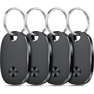 aowoka Air Tag 4 Pezzi, Smart Tracker Funziona con Apple Dov'è App (solo iOS), Batteria Sostituibile Bluetooth Trova Oggetti, 2 anni Utilizzabile Localizzatore Chiavi per Chiavi/Bagagli/Valigie/Portafogli