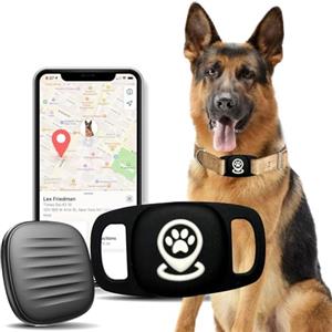 Lnicez Collare Localizzatore Per Cani Senza Abbonamento, tag intelligente con copertura migliorata, funziona senza interruzioni con l'app Trova il mio, nessuna tariffa mensile, non GPS, Solo iOS