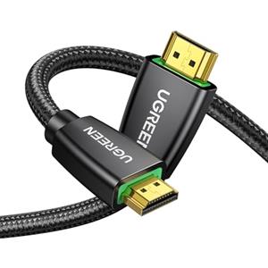UGREEN Cavo HDMI 2.0 4K 60Hz 18Gbps 3D HDR ARC Dolby Vision Compatibile con PS5 PS4 Xbox Sound Bar TV Nylon Intrecciato, 0.5M