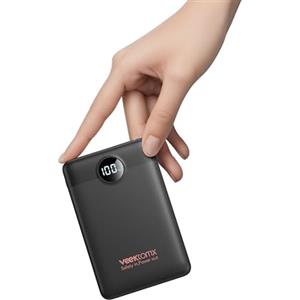 VEEKTOMX Power Bank 10000mAh 22,5W PD3.0 QC 3.0 Powerbank Mini USB C Caricabatteria Portatile Ricarica Rapida con Display a LED Compatibile con iPhone Samsung Huawei Xiaomi Tablets Gilet Riscaldato ecc.