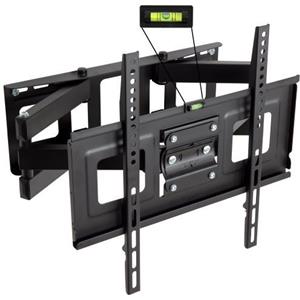 Tectake Supporto universale staffa parete muro TV LCD TFT LED inclinabile e girevole Vesa 50X50 fino 400X400 portata massima: 100kg 32-55