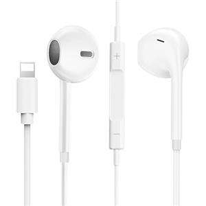 Vinmooog Cuffie per iPhone,Cuffie In-ear iPhone con filo Hi-Fi Stereo Auricolari, Cuffie Compatibile con iPhone 14/14Pro/13/13Pro/12/SE/11/11Pro/XS Max/XR per Tutti gli iOS（2 Pack）
