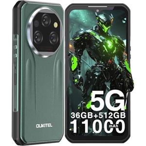 OUKITEL WP39 PRO 5G Smartphone Indistruttibile- 36GB+512GB/2TB Android 14 Telefono Robusto,Batteria 11000 mAh/33 W, FHD+ da 6,6 