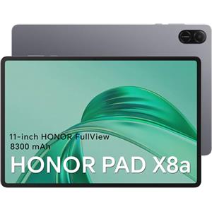 HONOR Pad X8a 11 Pollici 90Hz Eye Protection Display 4GB/128GB WIFI 8300mAh Batteria Tablet, 4 Altoparlanti, Android 14, Space Gray [Versione italiana]