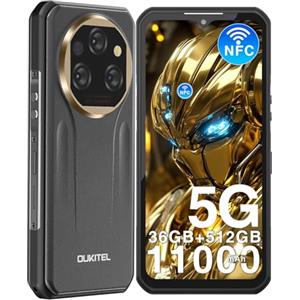 OUKITEL WP39 PRO 5G Smartphone Indistruttibile- 36GB+512GB/2TB Android 14 Telefono Robusto,Batteria 11000 mAh/33 W, FHD+ da 6,6 