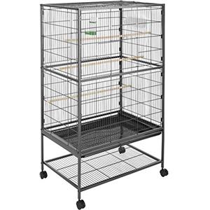TecTake Voliera Gabbia per Uccelli Grande - Modelli Differenti - (Senza Tetto II No. 402287)