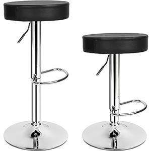 TecTake Sgabelli da Bar Moderni Sgabello Design Cucina Sedia Regolabile - Modelli Differenti - (2X Sebastian | No. 401562)