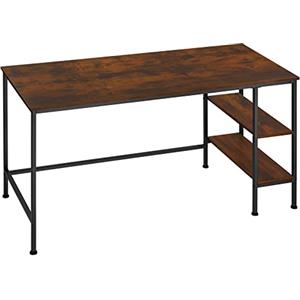 TecTake 800928 Scrivania Donegal, Stabile e sicuro, Montaggio versatile (industrial scuro)