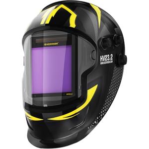 H HZXVOGEN HXZVOGEN Casco per saldatura, maschera automatica per saldatura solare, colore vero, oscuramento automatico incluso, alta qualità e buona visibilità, 4 Arc Sensor Wide Shade 4/5-9/9-13